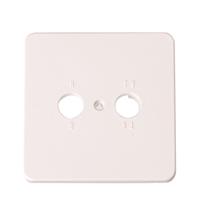 TOU-C2/2 Cover plate 80x80mm, White